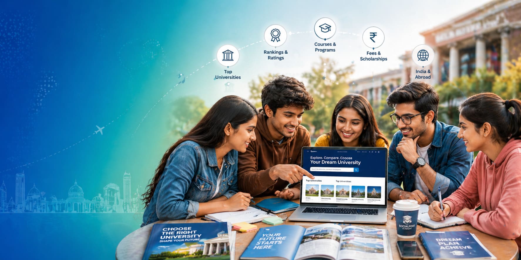 Students at SocialPost Academy